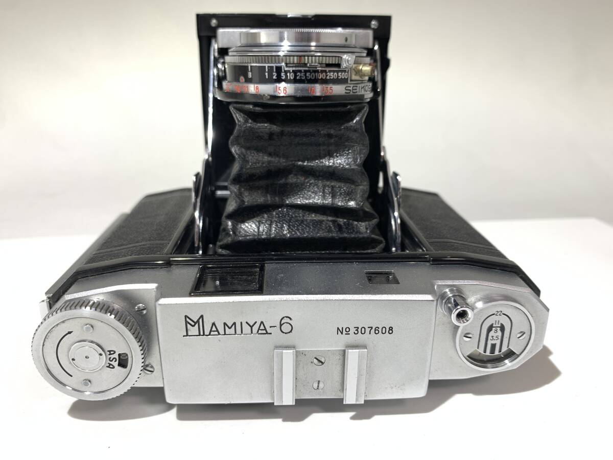 MAMIYA マミヤ MAMIYA-6 /Olympus D.Zuiko F.C. 75mm 7.5cm F3.5 蛇腹カメラ 現状品 (666)_画像3