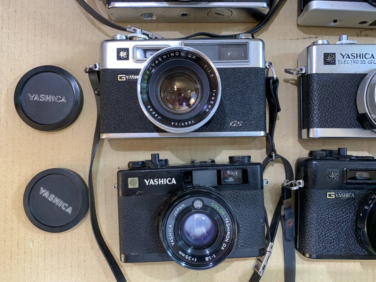 【12個】ヤシカ YASHICA ELECTRO 35 GT/GS/GSN/FC/CC/GL/大量 カメラ 動作未確認 まとめて ジャンク セット まとめ (682)の画像3