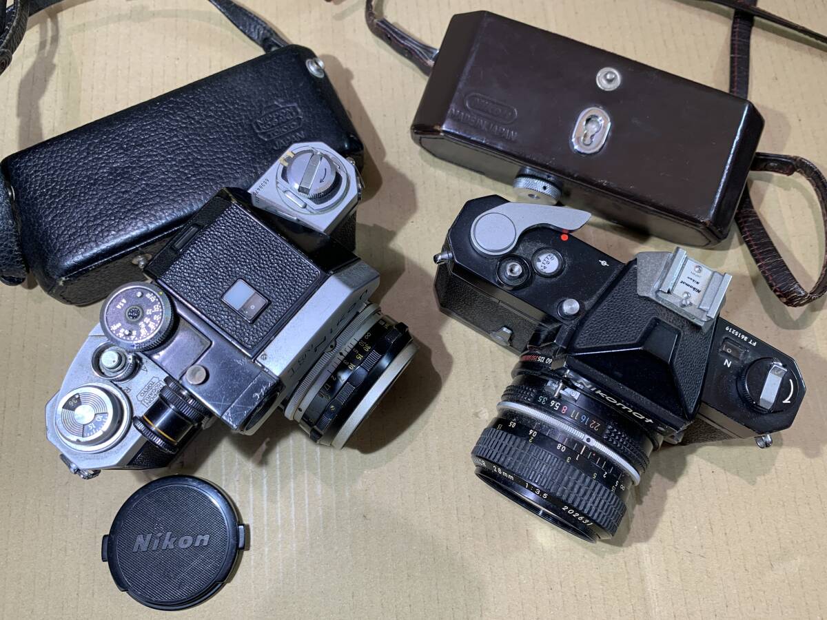 Nikon F/Nikomat/MINOLTA XE/XG-E/Canon AE-1 PROGRAM/A-1/Yashica/FUJICA/ large amount operation not yet verification together Junk set summarize (736)