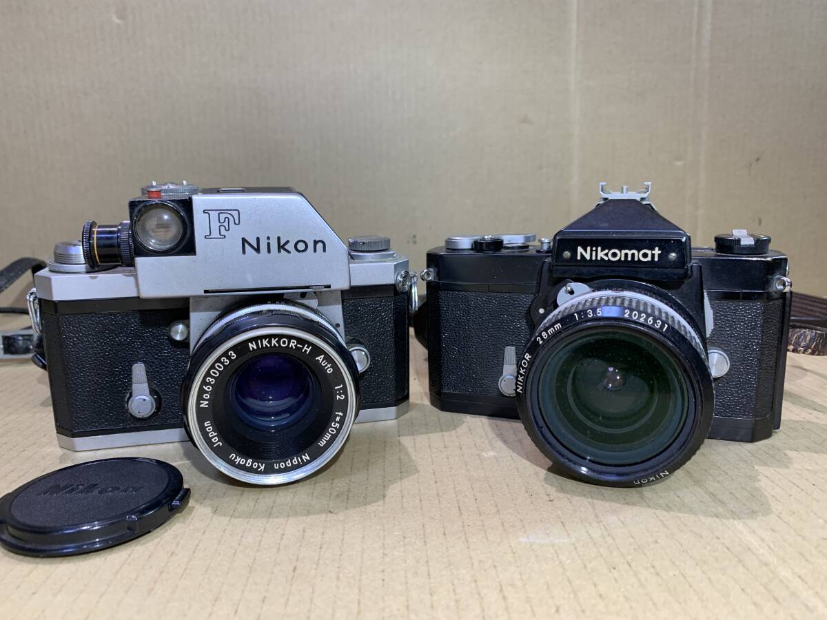Nikon F/Nikomat/MINOLTA XE/XG-E/Canon AE-1 PROGRAM/A-1/Yashica/FUJICA/ large amount operation not yet verification together Junk set summarize (736)