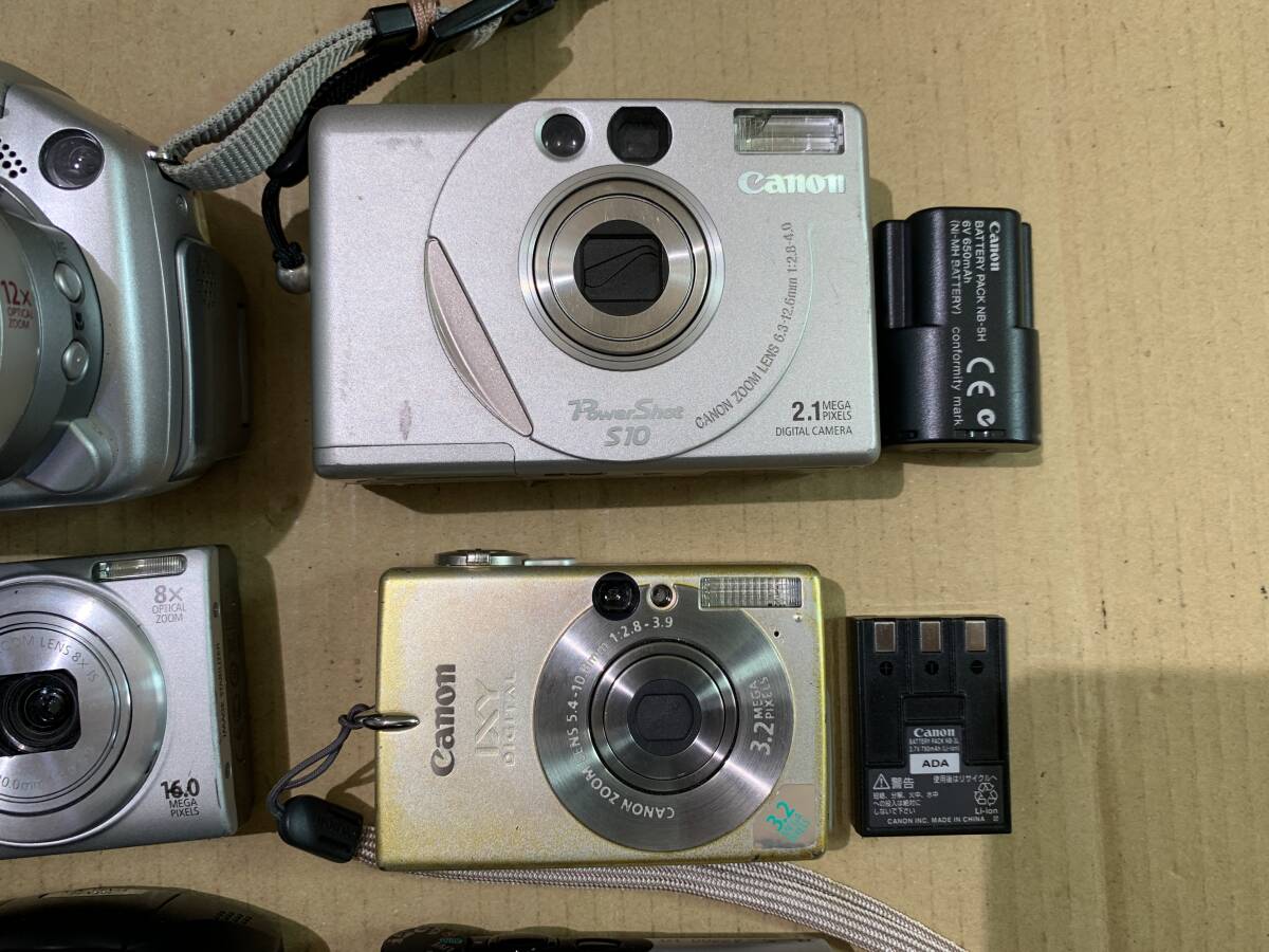 【6個】キャノン Canon PowerShot S2 IS/A4000 IS/SX100 IS/S10/A2200/IXY 30a/カメラ 動作未確認 まとめて ジャンク セット まとめ (763)_画像5