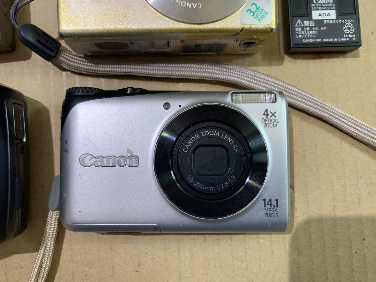 【6個】キャノン Canon PowerShot S2 IS/A4000 IS/SX100 IS/S10/A2200/IXY 30a/カメラ 動作未確認 まとめて ジャンク セット まとめ (763)_画像6