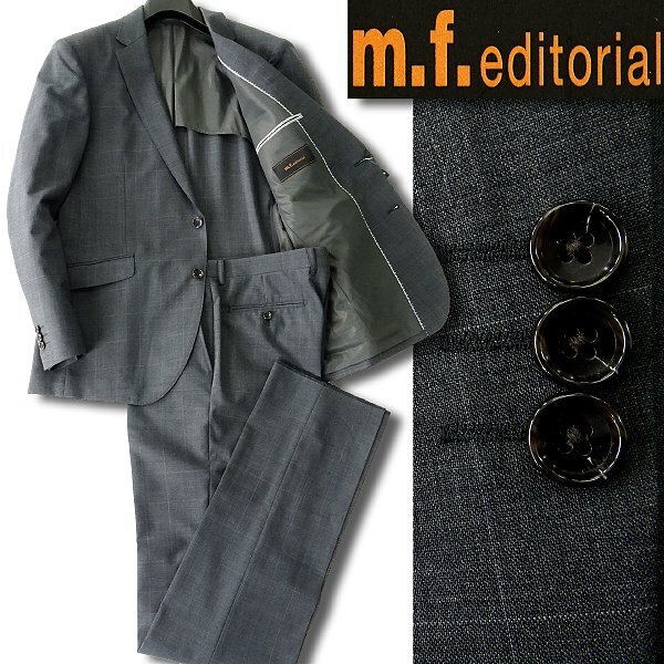  new goods M ef Eddie to real spring summer tropical wool suit AB8( a little wide width 2XL) ash [J51599] m.f.editorial stretch setup 