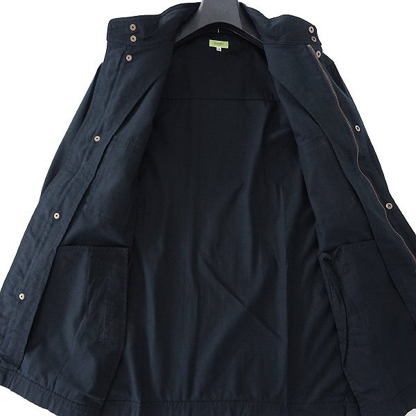  new goods korusi-ni made in Japan cotton tsu il stand-up collar blouson LL black [J50332] corsini by gim jacket men's Jim spring 