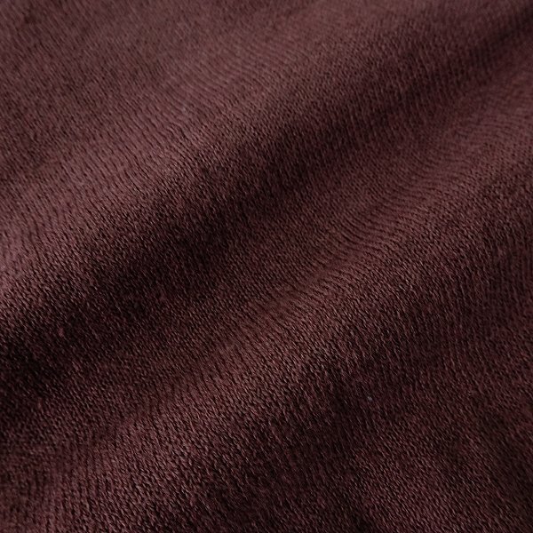  new goods ETONNEe tone spring summer linen cotton knitted cardigan L red tea [I54806] men's UNIVERSAL LANGUAGE high gauge V neck summer 