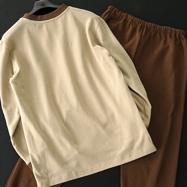  new goods 2 ten thousand Dux made in Japan light sweat sweatshirt pants setup M beige tea [J55390] DAKS LONDON jersey -