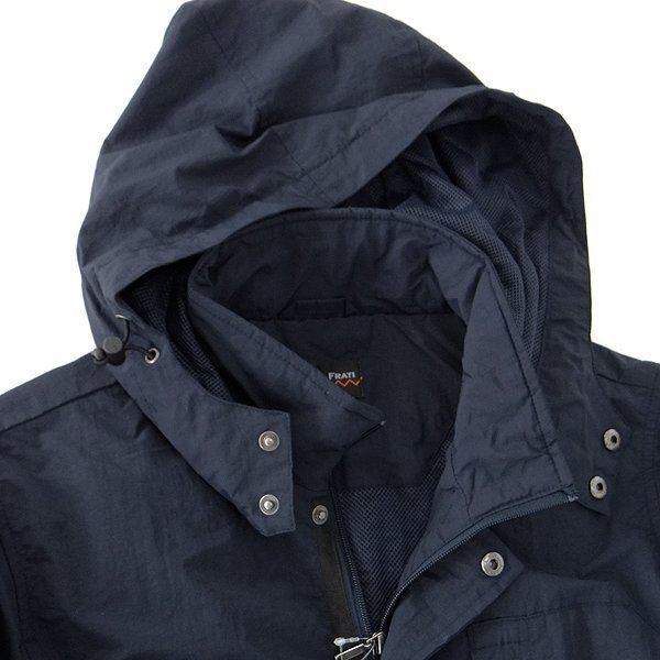  new goods fabio fla-ti nylon 2WAY mountain parka M navy blue [AW21-6871_10] men's FABIO FRATI ATHLETIC hood blouson 