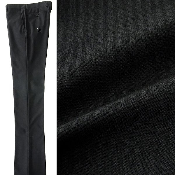 新品 スーツカンパニー 春夏 ストライプ TOUGH STRETCH スーツ YA5(やや細身M) 黒 【J50911】 170-8D セットアップ ストレッチ パンツ_画像6
