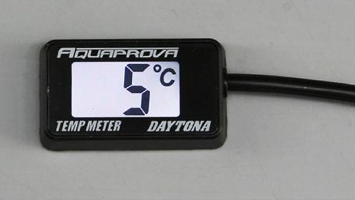 【新品】デイトナ デジタル油温計 AQUAPROVA コンパクト オイルテンプメーター 96583 DAYTONA 水温計