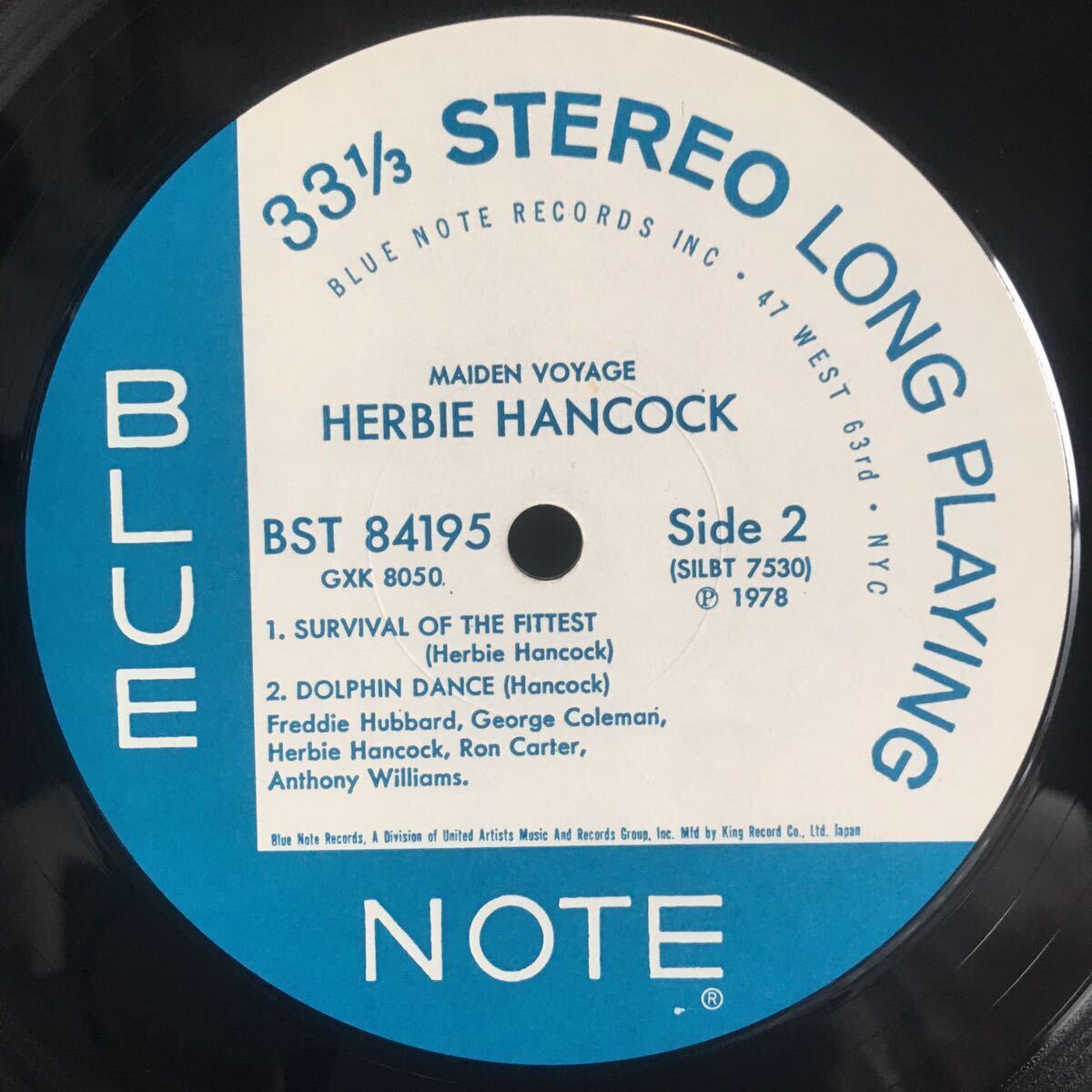 美盤 JPN LP / Herbie Hancock (ハービー・ハンコック) - Maiden Voyage (処女航海) / BLUE NOTE, Hard Bop, Jazz, Modal_画像4