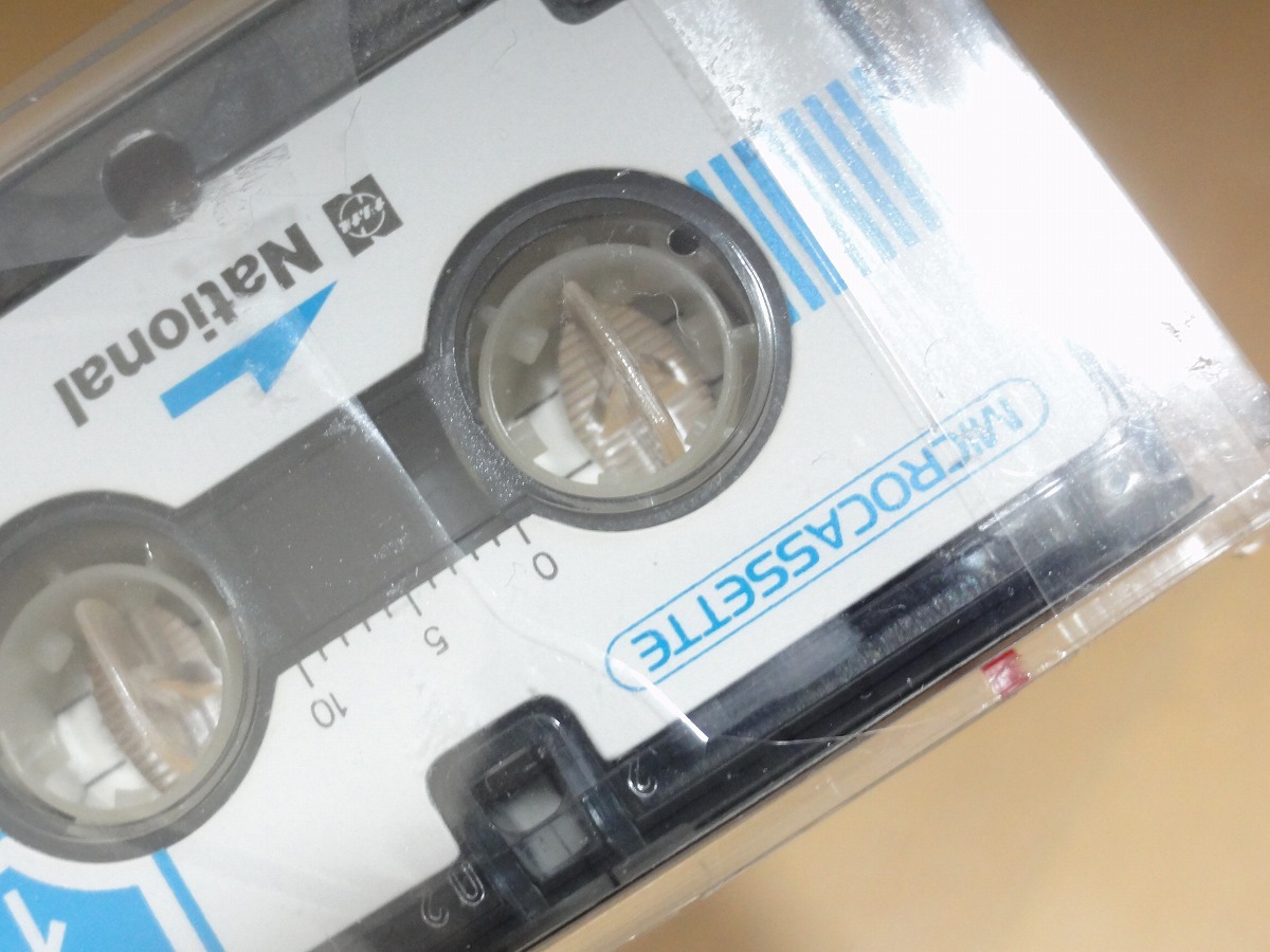 ★未使用品★2個セット National マイクロカセットテープ RT-60MC 60分 包装フィルム破れあり 送付120円 の画像6