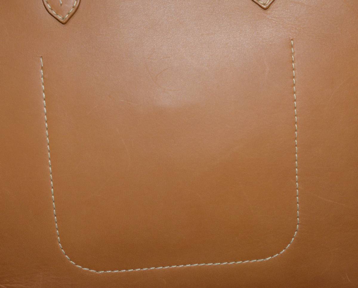 POLO Polo Ralph Lauren original leather tote bag handbag real leather made BAG Brown feeling of luxury Spain made 