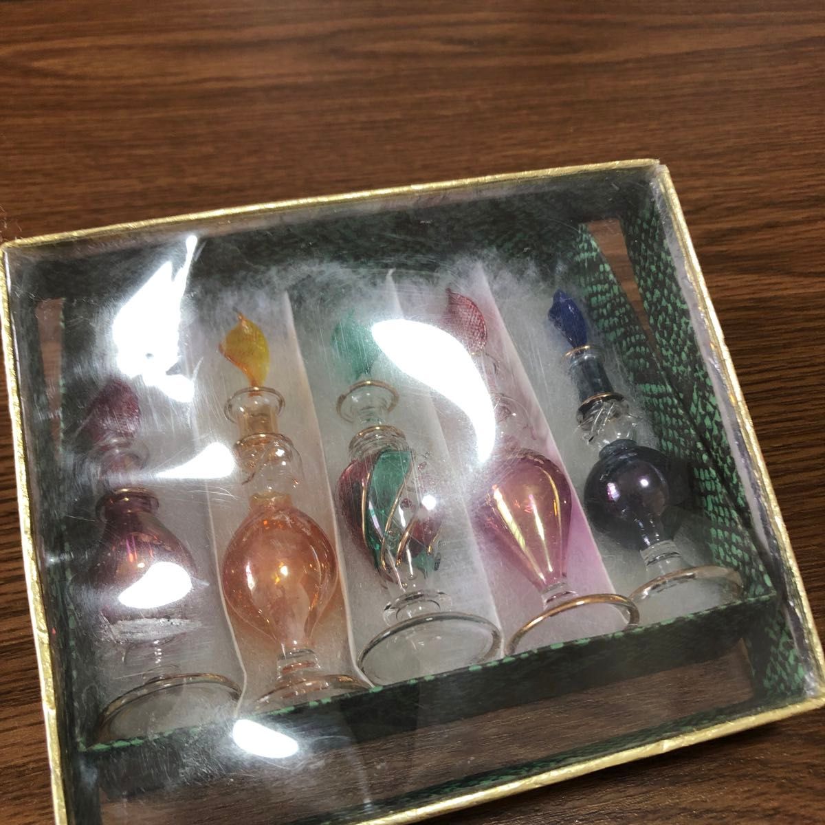 エジプト香水瓶 ミディアムサイズ　セレクト5本セット 香水  ガラス