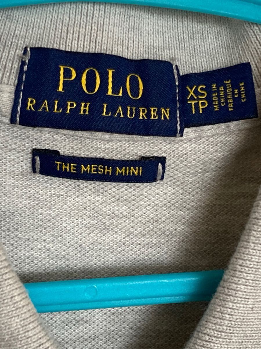 半袖　ポロラルフローレン　polo Ralph Lauren ポロワンピース　子供用　XS グレー　送料込