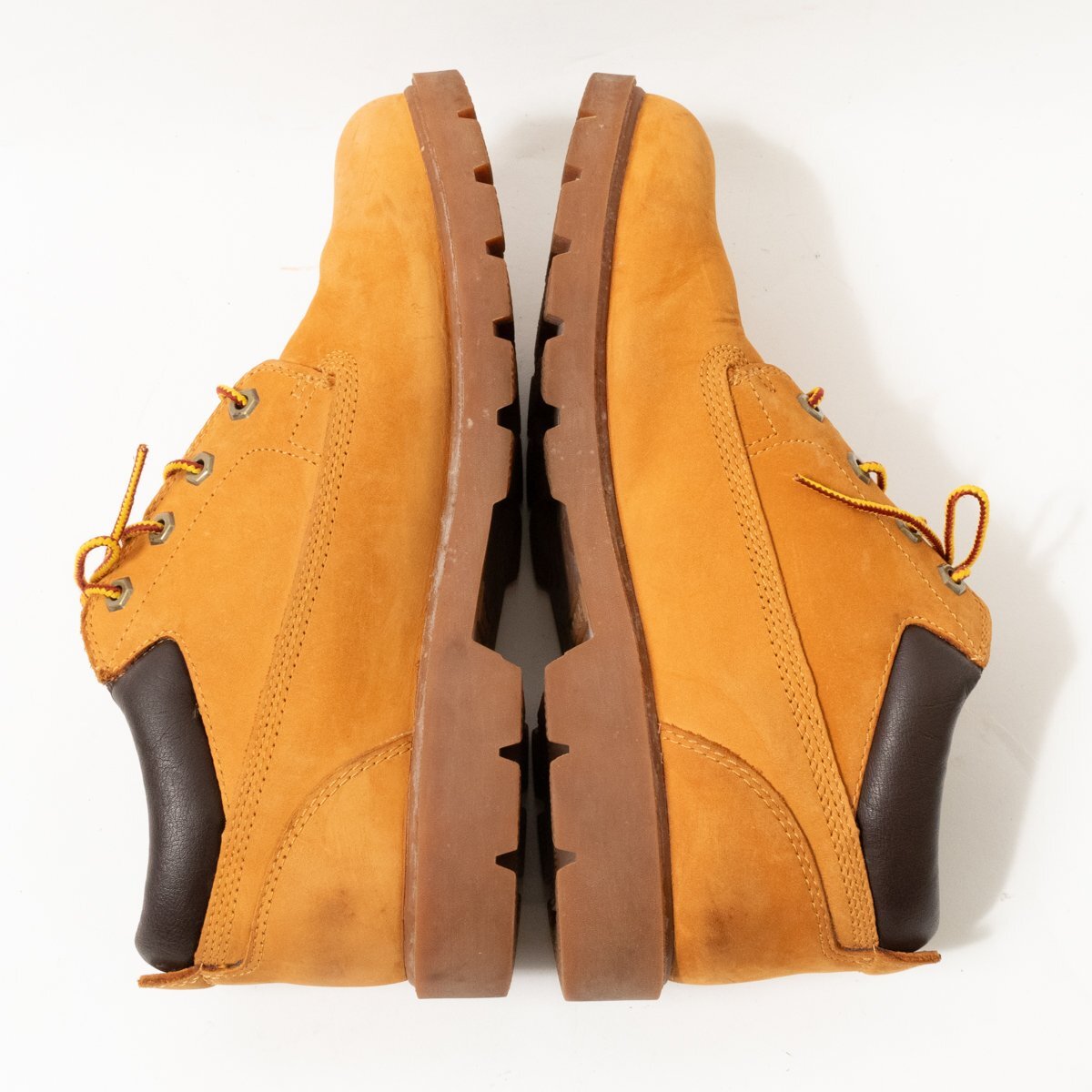 【1円スタート】Timberland ティンバーランド レザーブーツ スニーカーシューズ 10Wサイズ 28.0cm相当 牛革 キャメルブラウン メンズ 靴の画像5