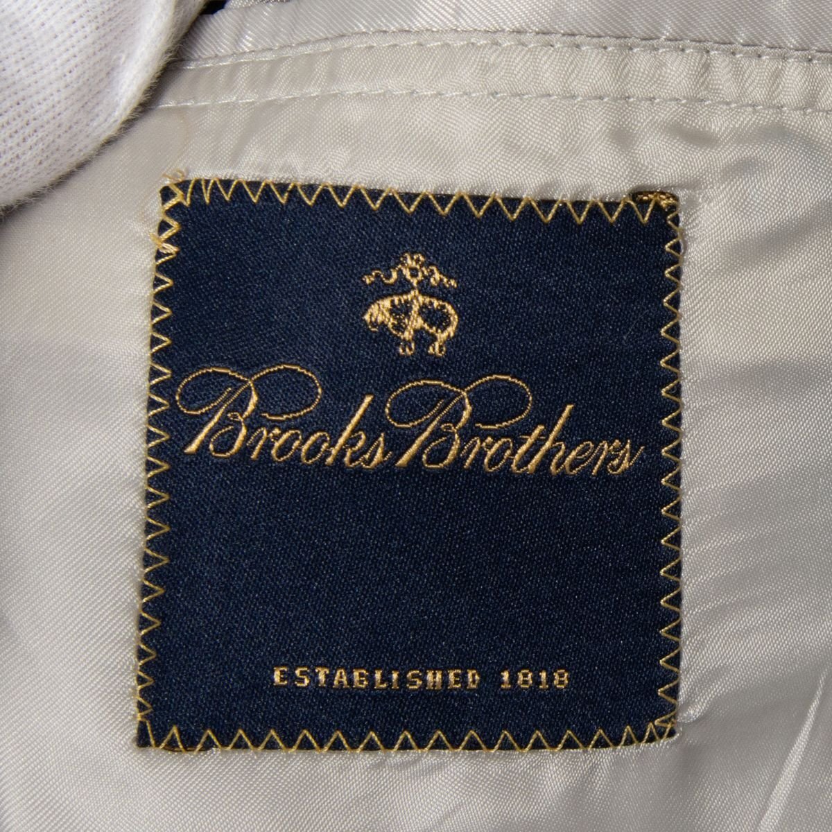 イタリア製 BROOKS BROTHERS ブルックスブラザーズ テーラードジャケット シングル 総裏 水色/ライトブルー シルク混 メンズ フォーマルの画像6