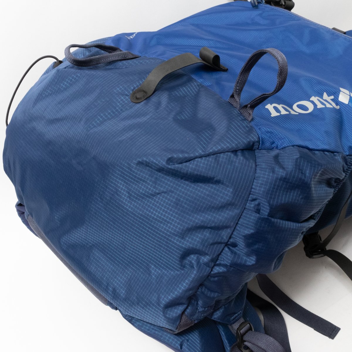 【1円スタート】mont-bell モンベル ALPINE PACK 60 アルパインパック 60 バックパック リュックサック ナイロン ブルー 大容量 登山_画像5