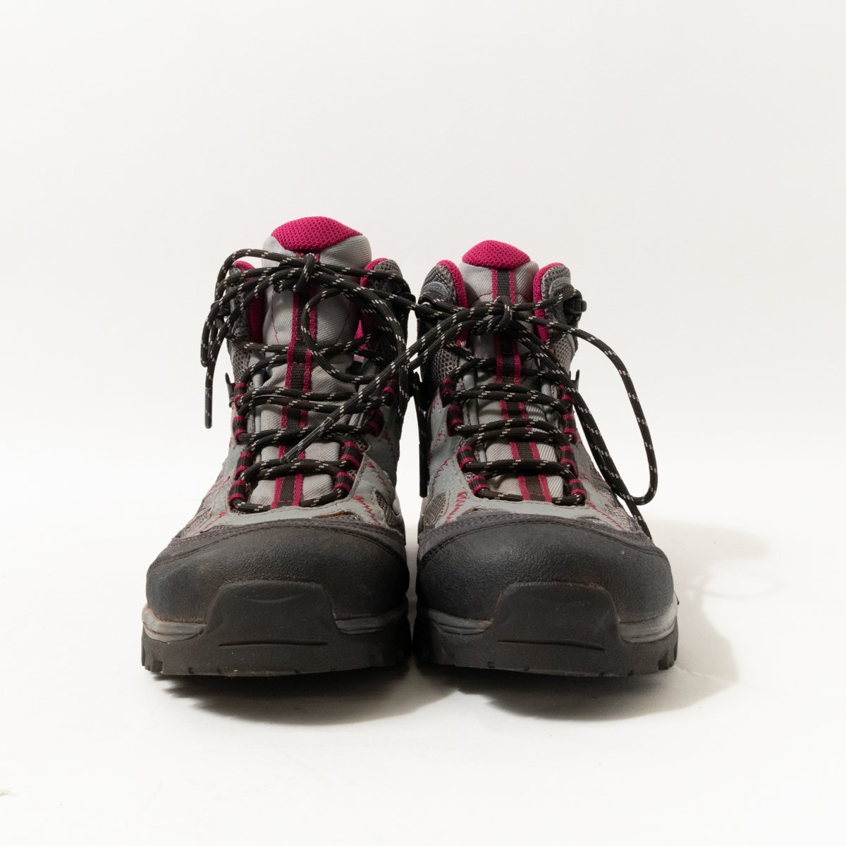 Salomon Salomon GORETEX подлинный походная обувь обувь - ikatto 23.5cm серый лиловый уличный высокий King альпинизм 