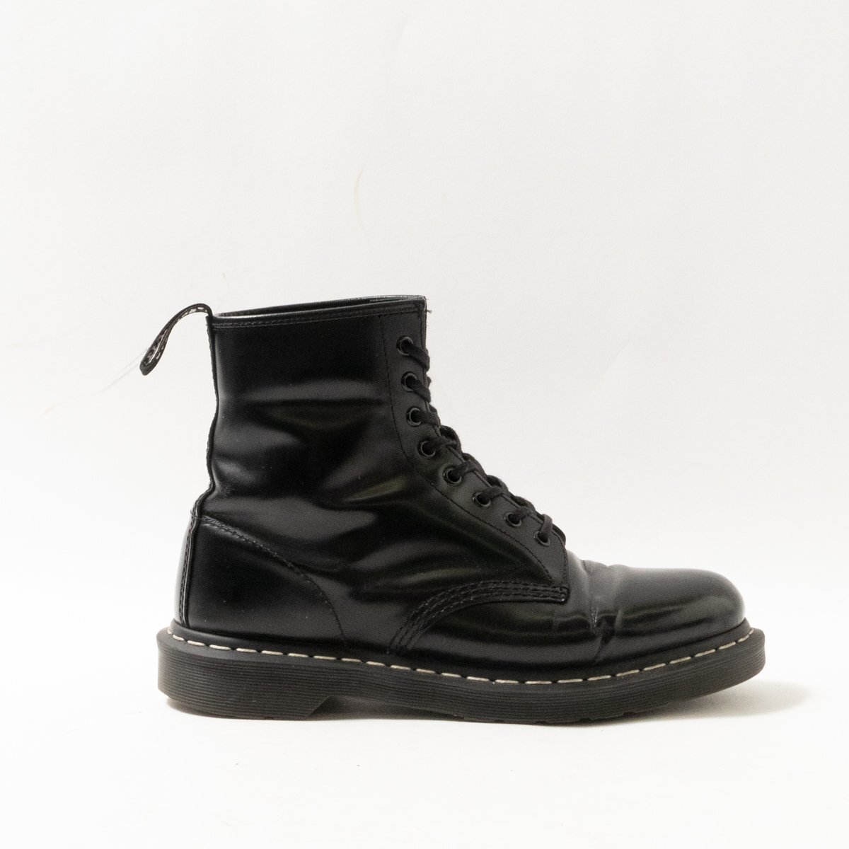 【1円スタート】Dr.Martens 定番 1460 8ホールブーツ ORIGINALS BOOTS SMOOTH 28.0cm ブラック ドクターマーチン 10072004 黒 ロングブーツ_画像1