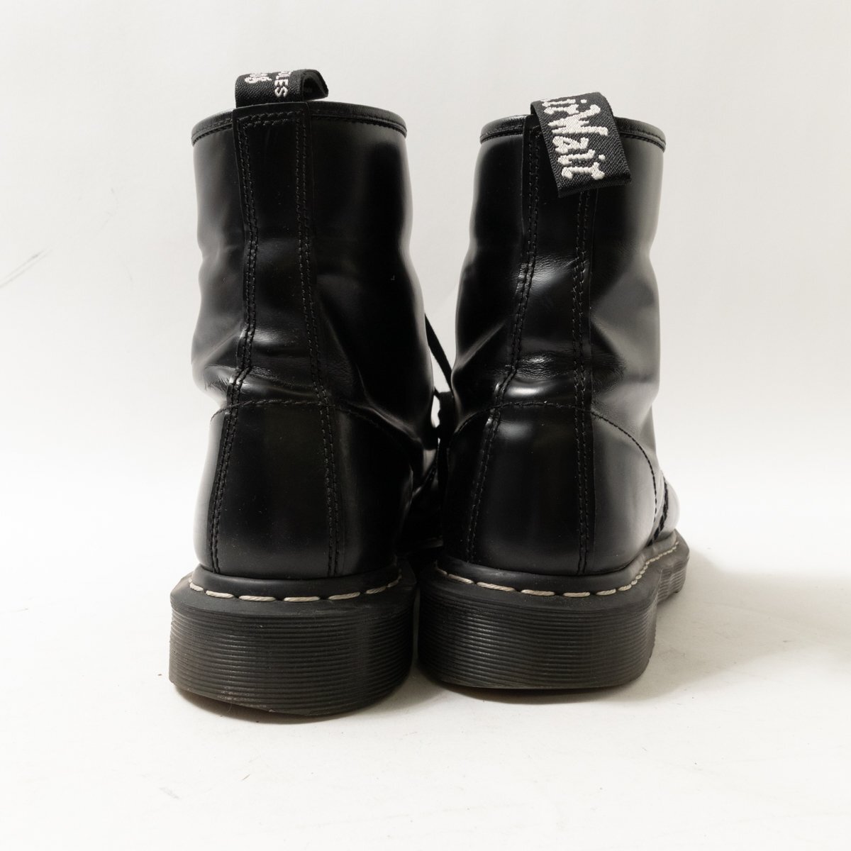 【1円スタート】Dr.Martens 定番 1460 8ホールブーツ ORIGINALS BOOTS SMOOTH 28.0cm ブラック ドクターマーチン 10072004 黒 ロングブーツ_画像3