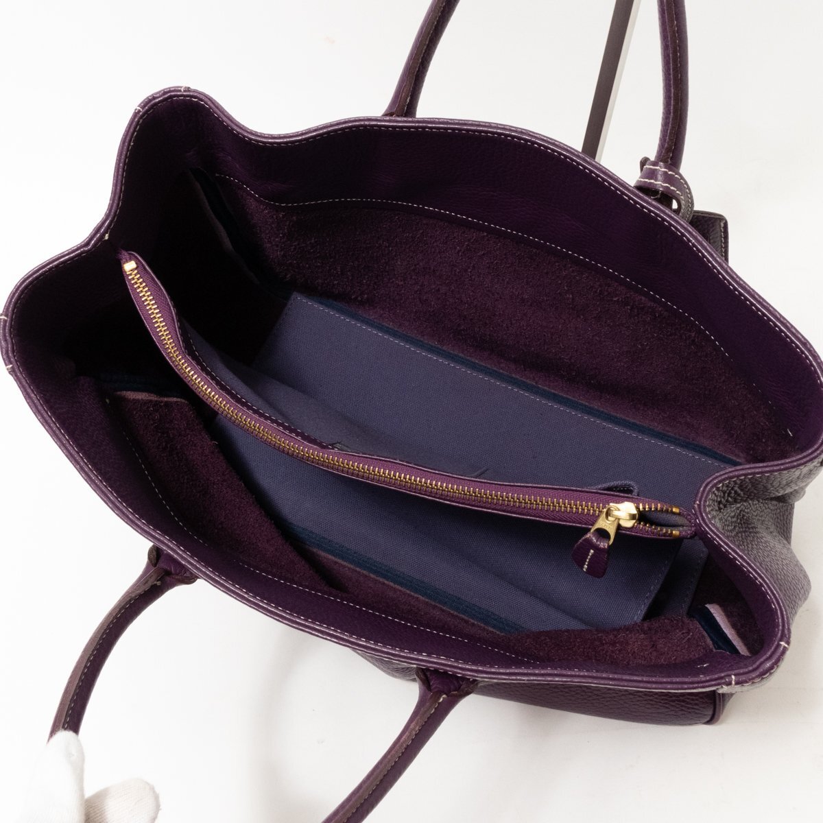 [1 иен старт ]A.D.M.J Accessoires De Mademoiselle аксессуары sowadumadomowazeru большая сумка ручная сумочка сумка лиловый кожа сделано в Японии 