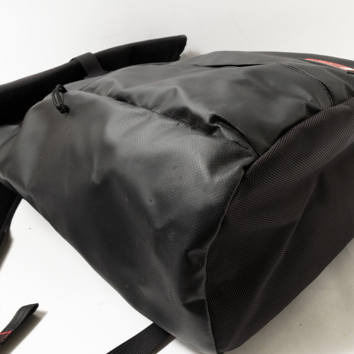 【1円スタート】CHROME クローム バックパック リュックサック ブラック 黒 ナイロン PVC メンズ 大容量 シンプル カジュアル bag 鞄_画像6