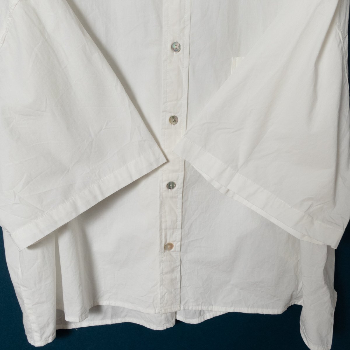 Ungrid Ungrid большой половина рукав рубашка белый свободный размер женский хлопок 100% хлопок - li чувство короткий casual 