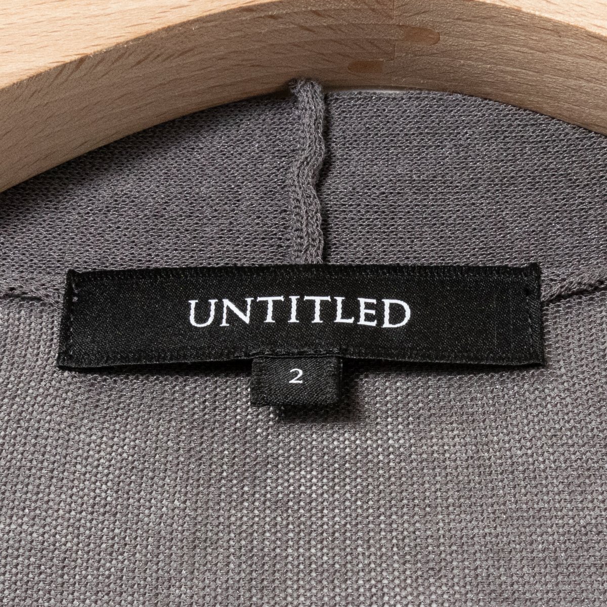 UNTITLED Untitled long cardigan long sleeve plain light chicken wings woven sunshade 2 cotton cotton charcoal gray beautiful . simple casual spring summer 