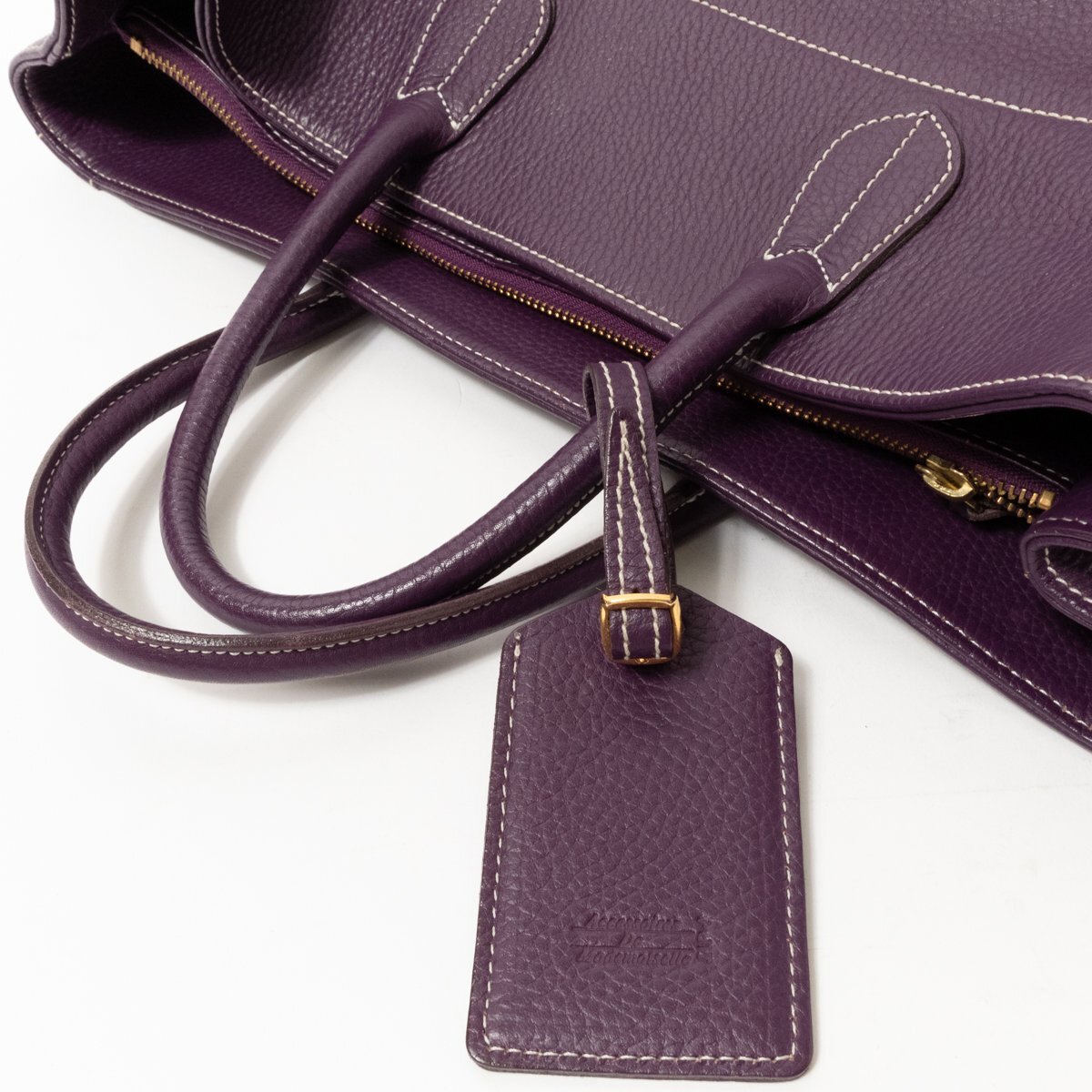 [1 иен старт ]A.D.M.J Accessoires De Mademoiselle аксессуары sowadumadomowazeru большая сумка ручная сумочка сумка лиловый кожа сделано в Японии 