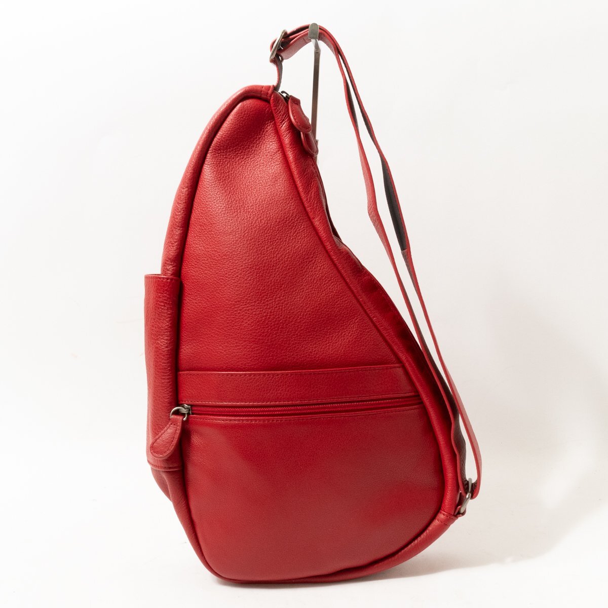 [1 jpy start ]The Healthy Back Bag healthy back bag HBB Leather Chili S 5303-CL body bag leather original leather red casual bag 