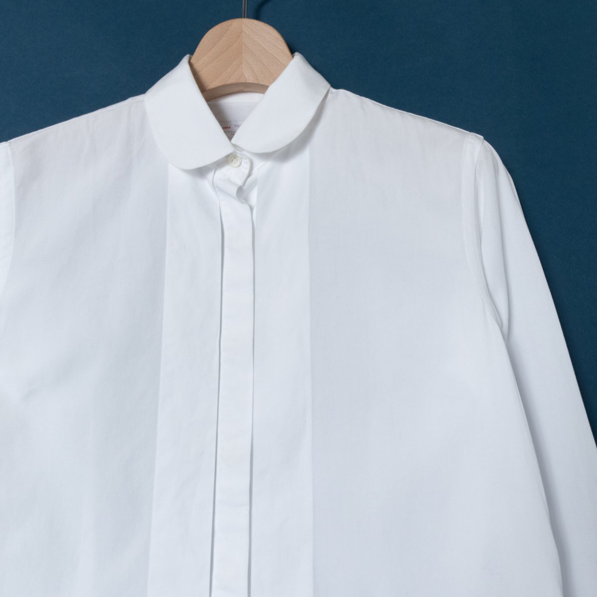 メール便◯ Maker's Shirt KAMAKURA メーカーズシャツ鎌倉 日本製 シャツ 長袖 トップス 9 綿100% コットン ホワイト 白 綺麗め シンプル_画像3