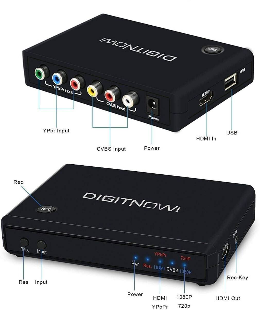 HD game cap tea /HDMI video converter / recorder PS4 Xbox One/Xbox 360 LiveTV PVR DVR etc. HDMI/CVBS input .HDMI output . correspondence full HD