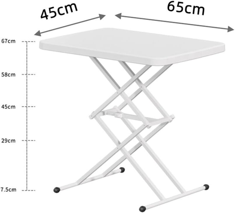 折りたたみテーブル パソコン ホワイト 机 合金脚 超軽量 ミニ コンパクト 携帯便利 アウトドア＆室内 BBQ キャンプ 耐荷重50kgの画像3
