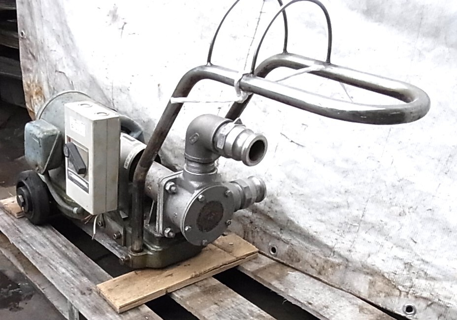 日機装 モノフレックスポンプ1.5KW 1-1/2インチ 台車付き 粘性 日機装 モノフレックスポンプ1.5KW 1-1/2インチ 台車付き 粘性