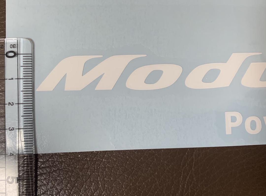 色変更可能 白色　ホンダ モデューロ スタイル ステッカー 車 デカール // Fit S660 Modulo X HONDA かっこいい カー フィットなどに。人気_画像3