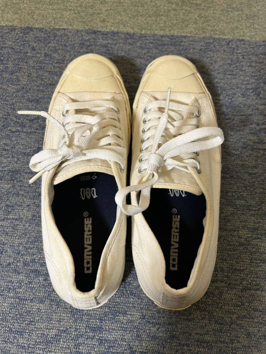 CONVERSE コンバース スニーカー 靴 ホワイト 白 ローカット 26cm_画像3