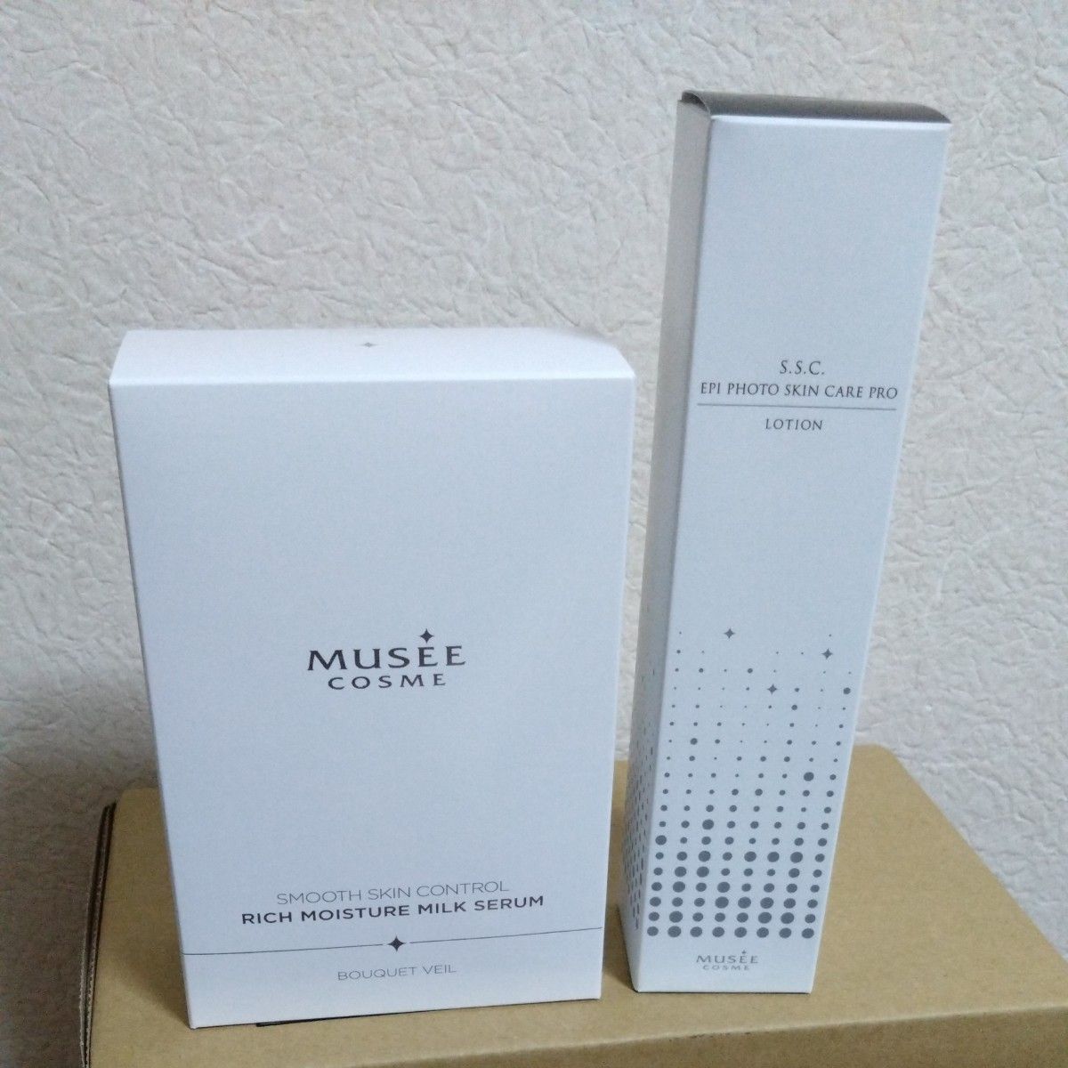 MUSEE S.S.C エピフォト スキンケア プロローション 化粧水 195ml＋リッチモイスチャーミルクセラム(6包)