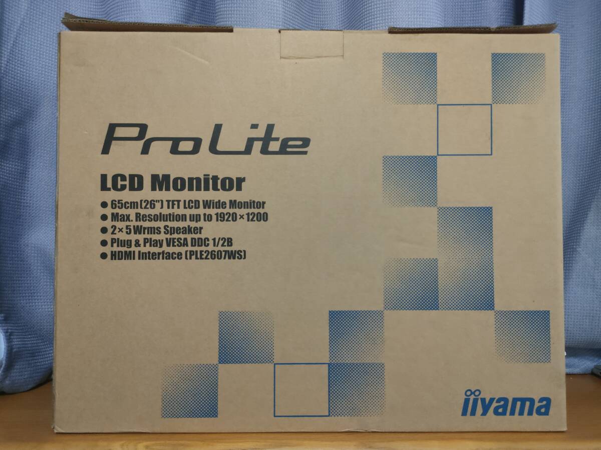 1円～　中古PCモニター iiyama ProLite E2607WS-B＋おまけ_画像4