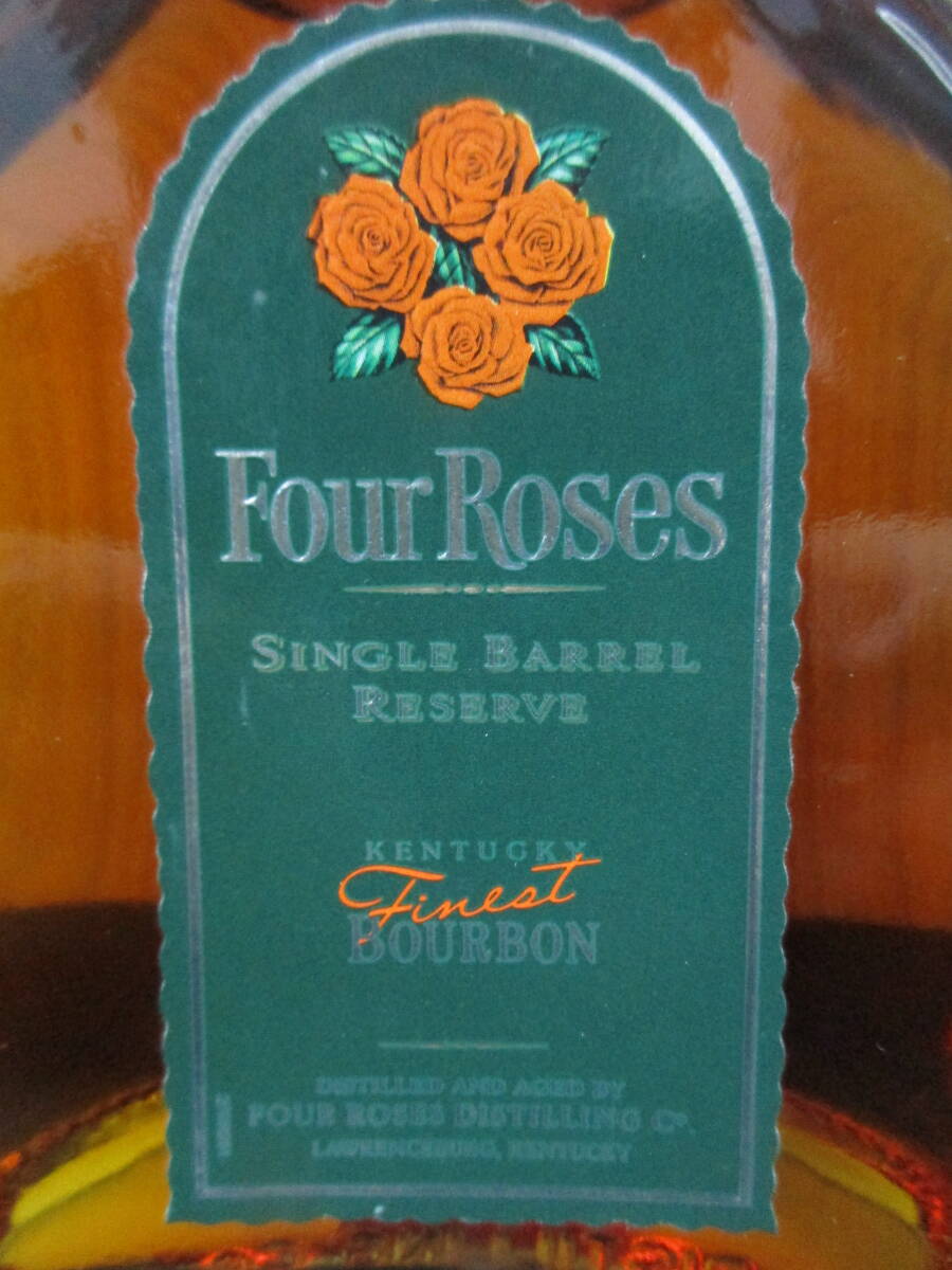 ★送料無料★古酒 フォアローゼズ シングルバレル オールドボトル バーボン ウイスキー 750ml 43% ※Four Roses SINGLE BARREL RESERVEの画像4