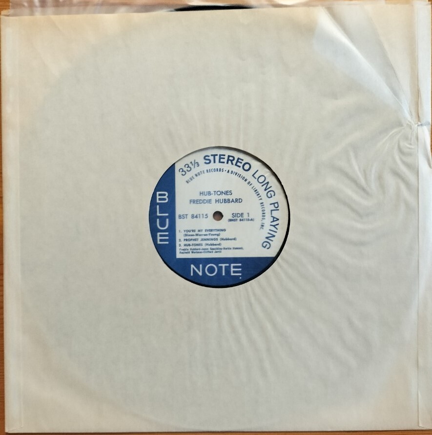 BLUE NOTE 青白Lib RVG盤　FREDDIE HUBBARD／Hub-Tones　James Spaulding　Herbie Hancock　フレディ ハバード　ブルーノート_画像7