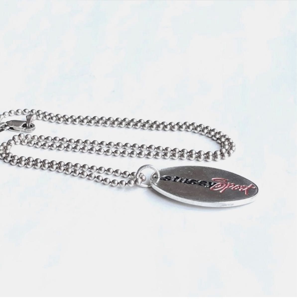 STUSSY SPORT ステューシースポーツ限定silverネックレス