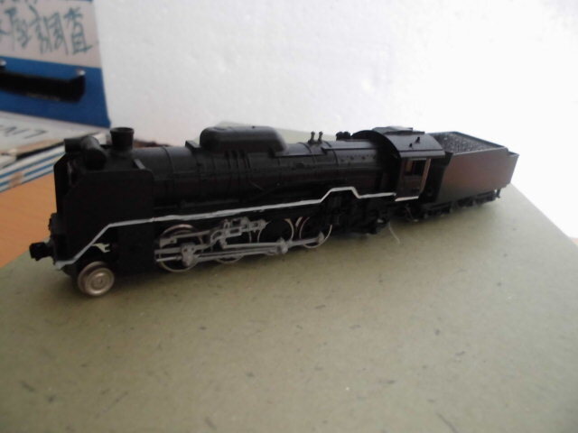 鉄道模型 Nゲージ D51蒸気機関車 ケースなしの画像3