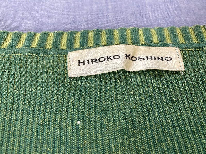 HIROKO KOSHINO◎大人きれい 半袖プルオーバー カットソー◎サイズ40_画像6