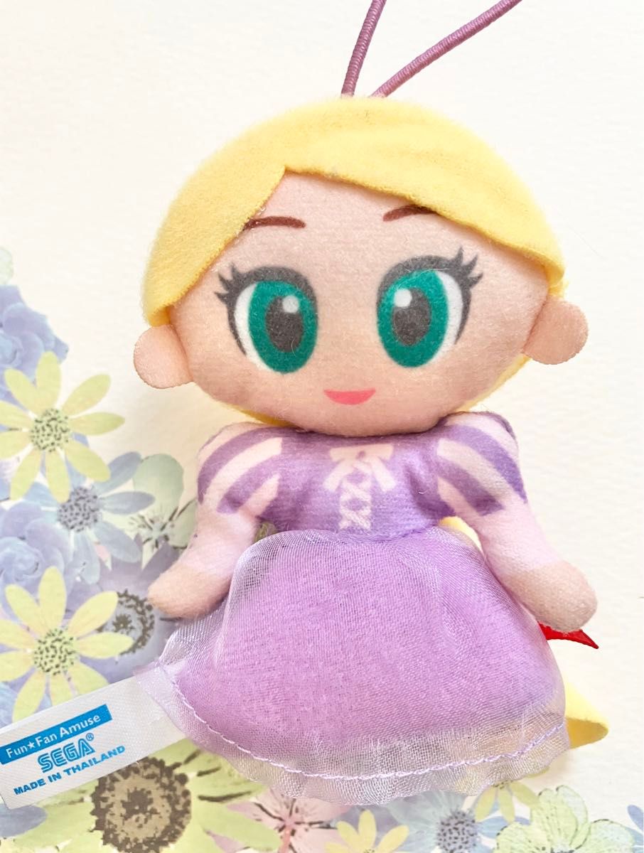 【非売品】ディズニープリンセス　チュールドレス　ぬいぐるみマスコット　シンデレラ　アリエル　ベル　ラプンツェル　Disney