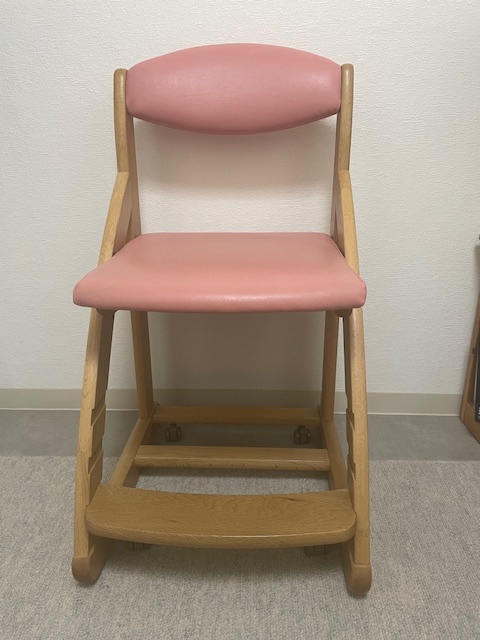 浜本工芸 デスクチェア DSC-2704P ナチュラル色 高さ調整可能 子供用 学習椅子 　ピンク_画像1