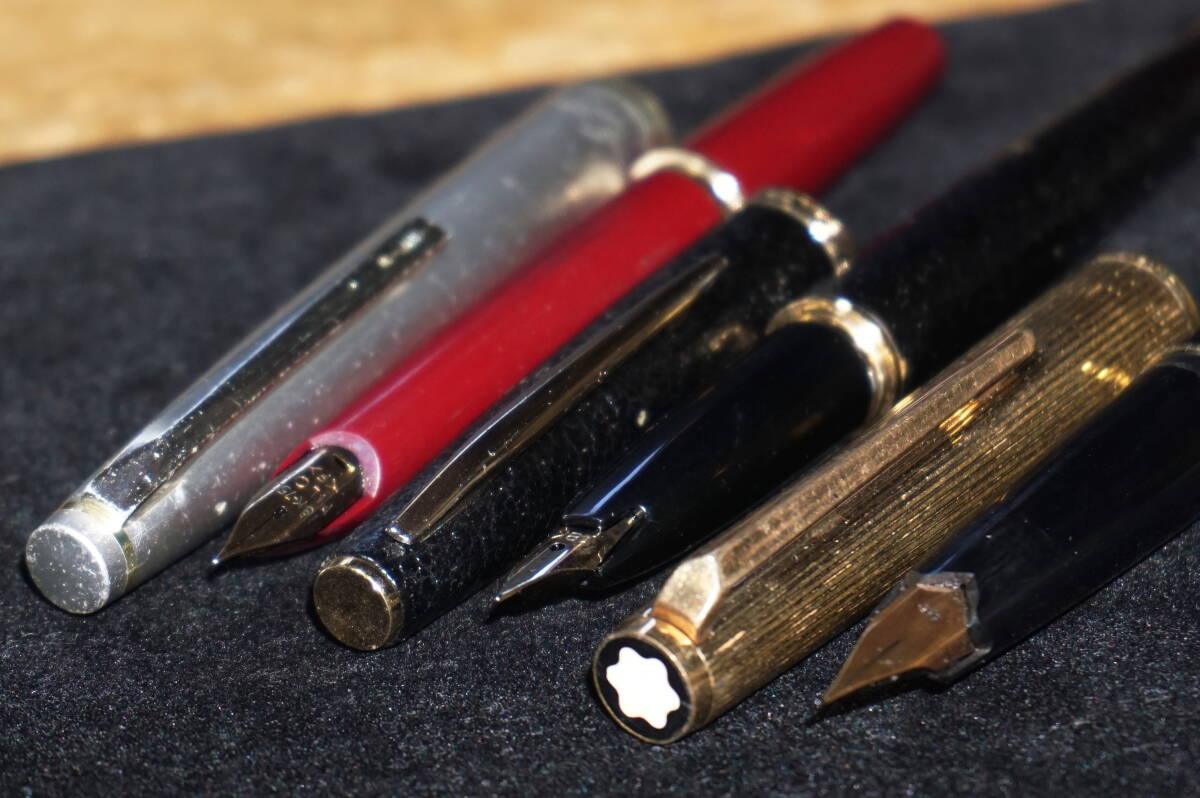 ”K14.K18.MONTBLANC.PILOT.SAILOR.万年筆”３本組_画像10