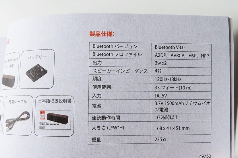 未使用品◆Bluetooth ワイヤレススピーカーTAOTRONICS TT-SK02 tao technics _画像9
