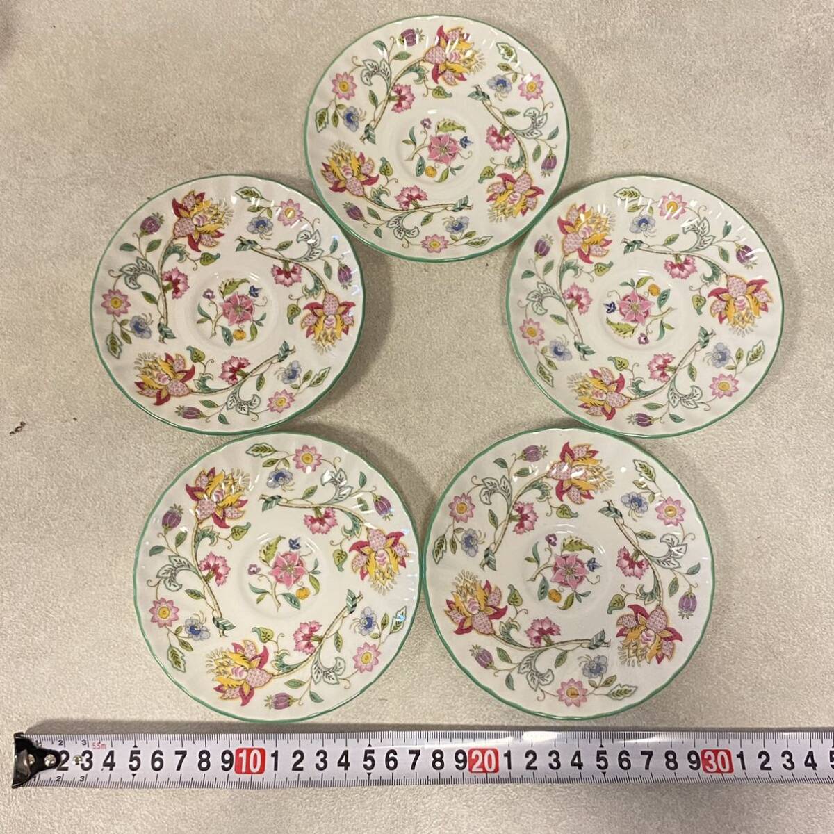 【FZ241150】 ミントン カップ＆ソーサー 5客 MINTON 洋食器 の画像2