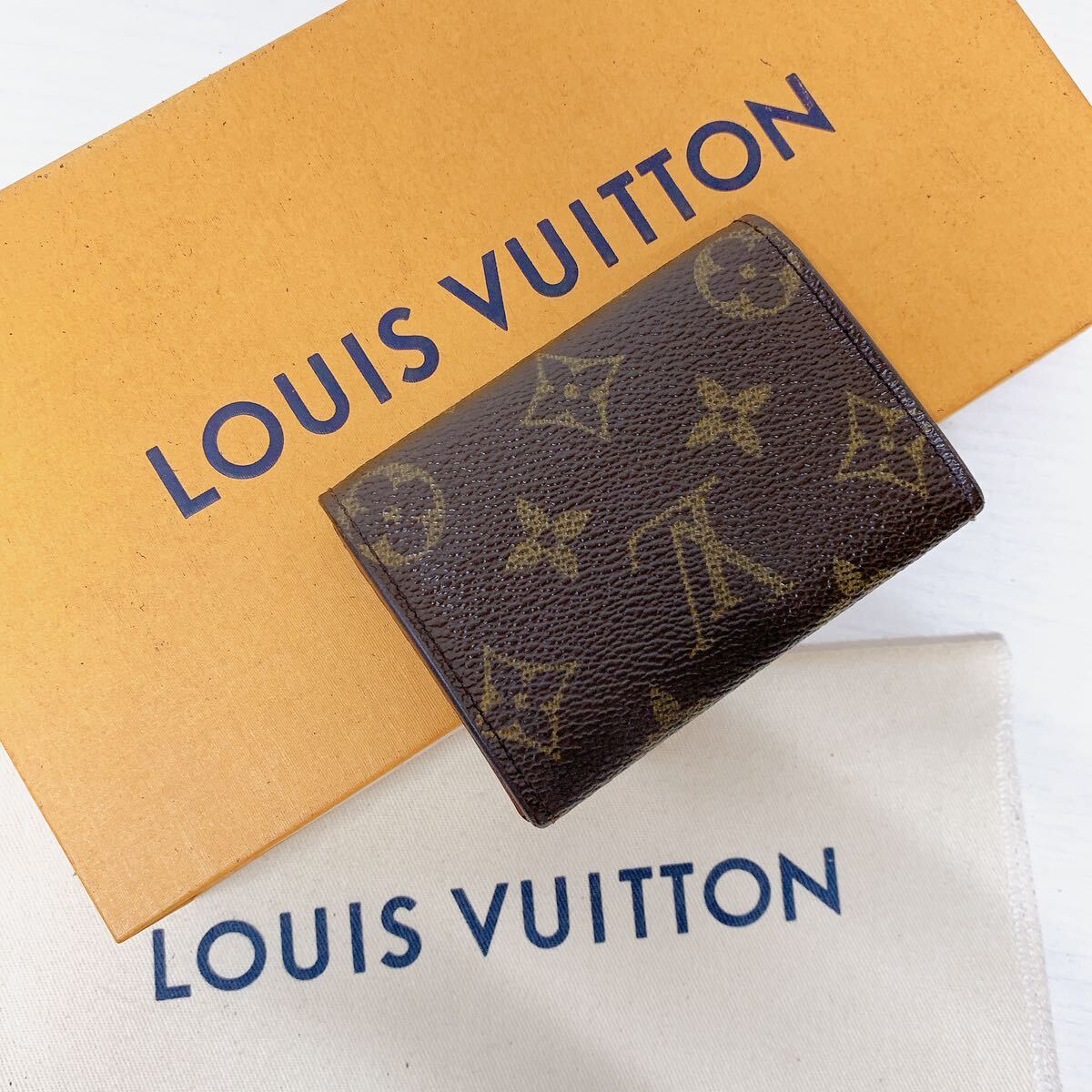 A093【正規品】LOUIS VUITTON ルイヴィトン モノグラム ポルトモネ プラ コインパース コインケース 小銭入れ M61930/MI0022_画像2