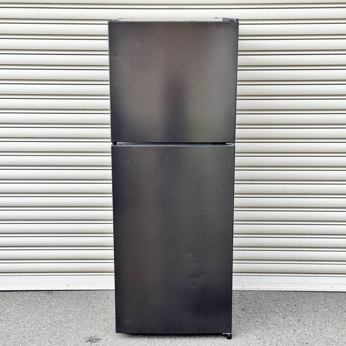 甲MJ17575 クリーニング済 動作確認済 2020年製 201L マクスゼン MAXZEN 冷凍冷蔵庫 2ドア冷蔵庫 JR200ML01GM ブラック 黒色の画像1